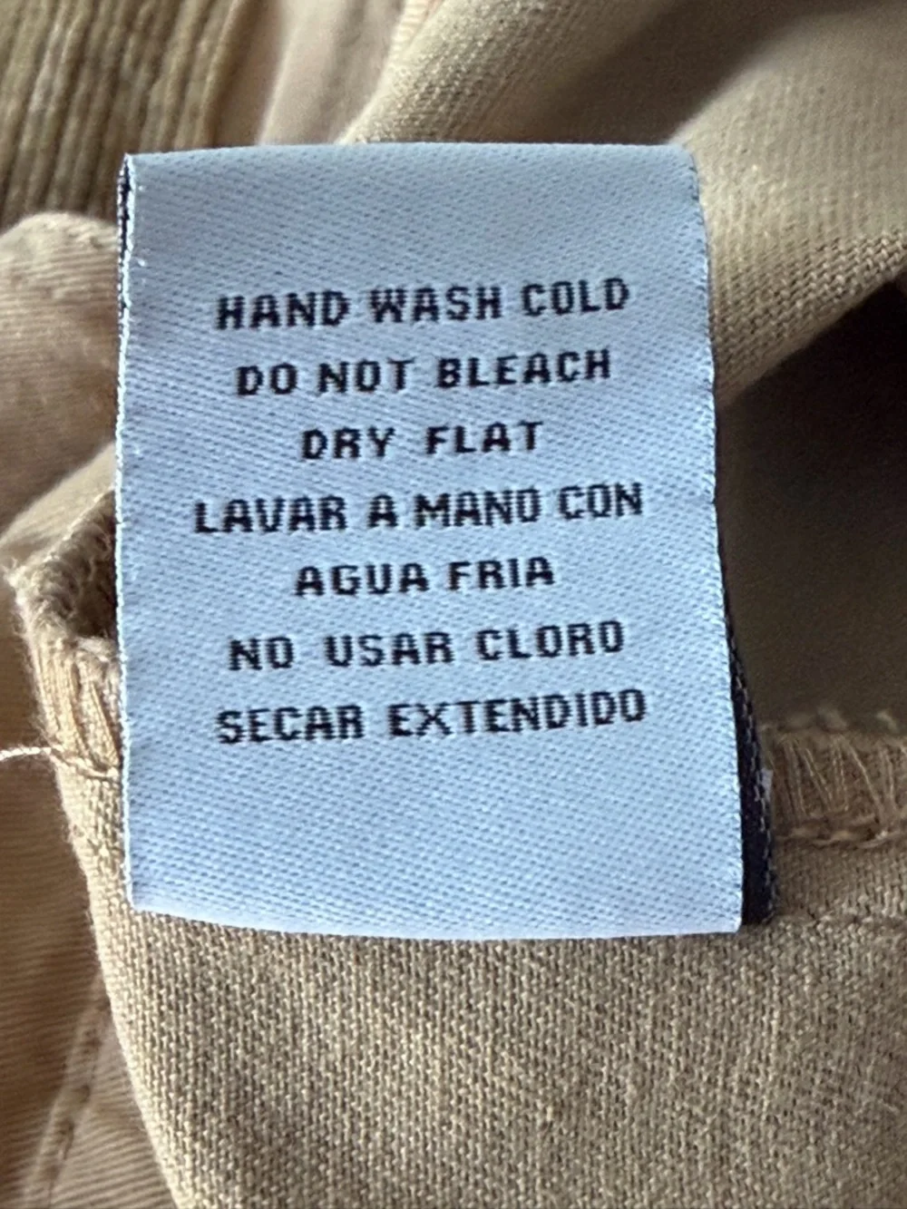Easel Camel Cotton Corduroy and Patch-Style Jacket Size Large 39514